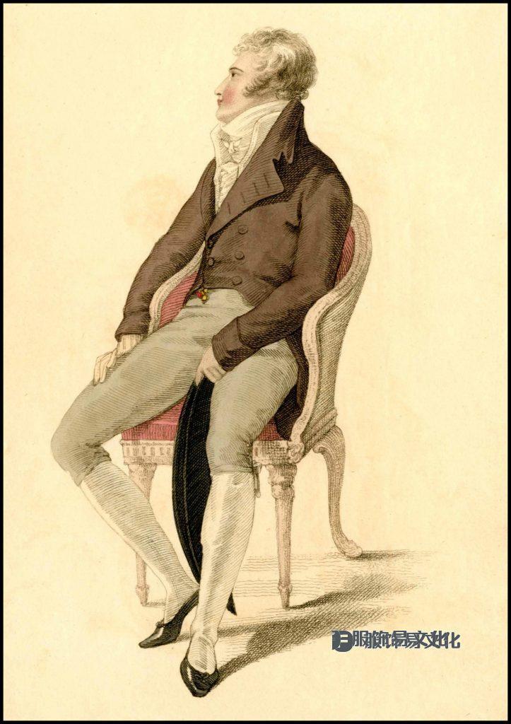 绅士礼服 ackermanns 板 1810