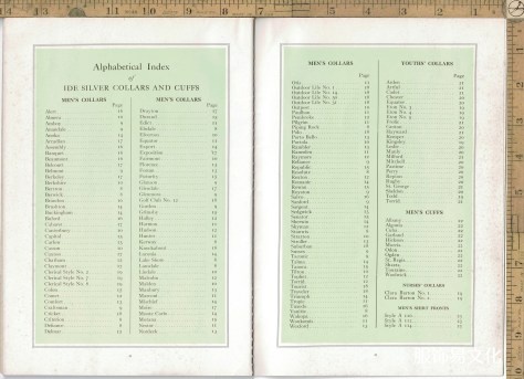 1915年男装衬衫、领子和袖口书籍