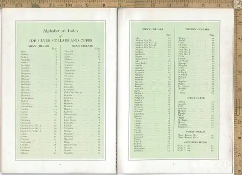 1915年男装衬衫、领子和袖口书籍