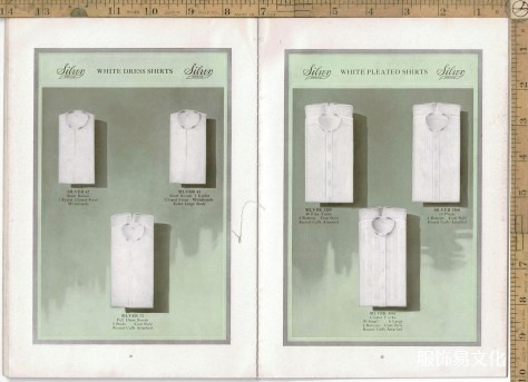 1915年男装衬衫、领子和袖口书籍