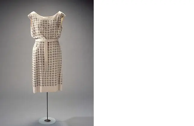 公鸡羽毛图案真丝派对礼服