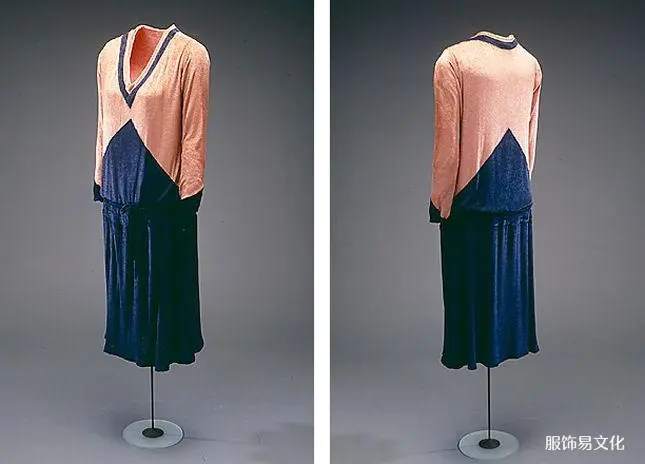 装饰艺术风格麻袋连衣裙