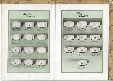 1915年男装衬衫、领子和袖口书籍