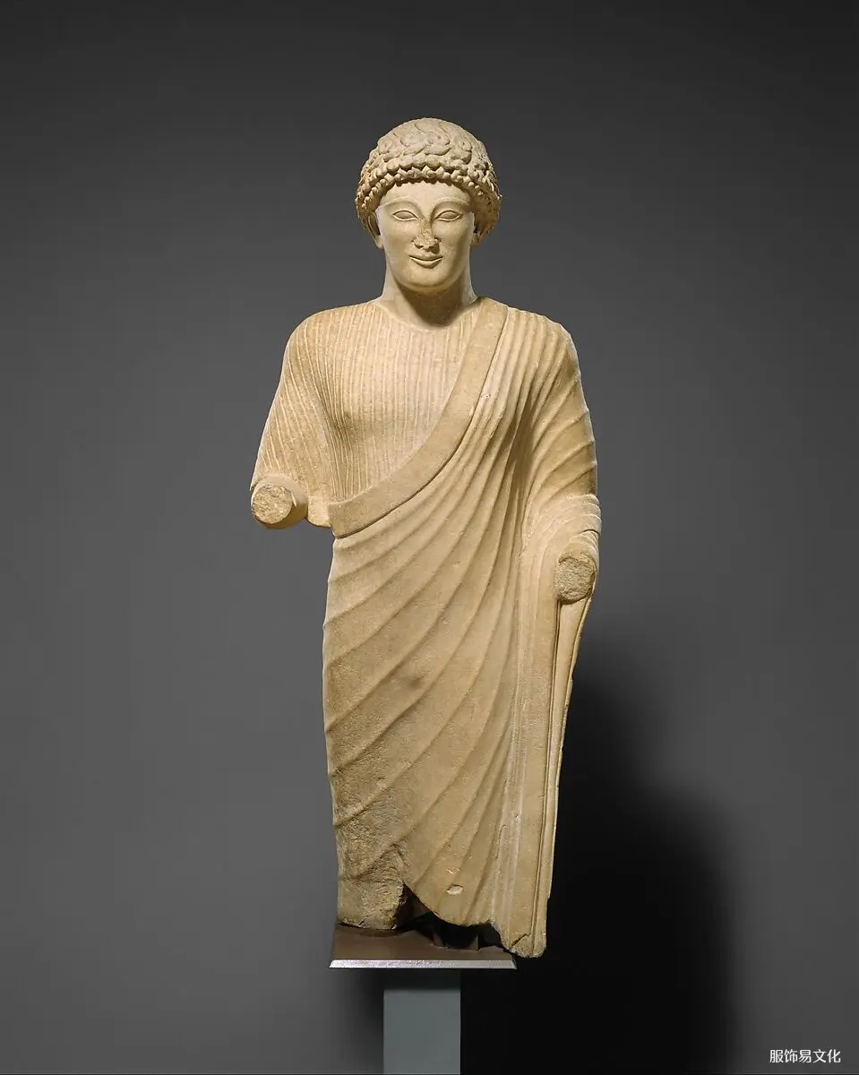 塞浦路斯石灰石青年石灰石雕像