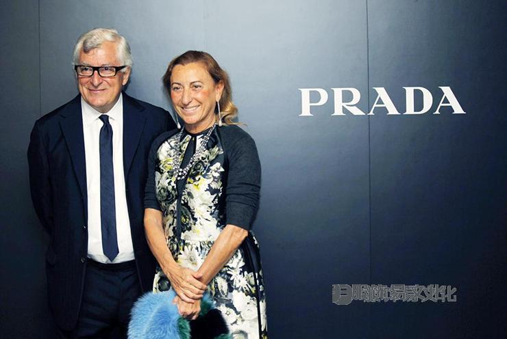 缪西娅·普拉达 (Miuccia Prada) 和帕特里齐奥·贝尔泰利 (Patrizio Bertelli)