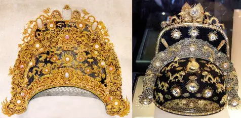 越南阮朝国王的肖像和服装：真与假