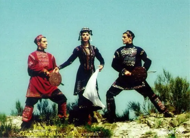 格鲁吉亚赫夫苏尔人的服装