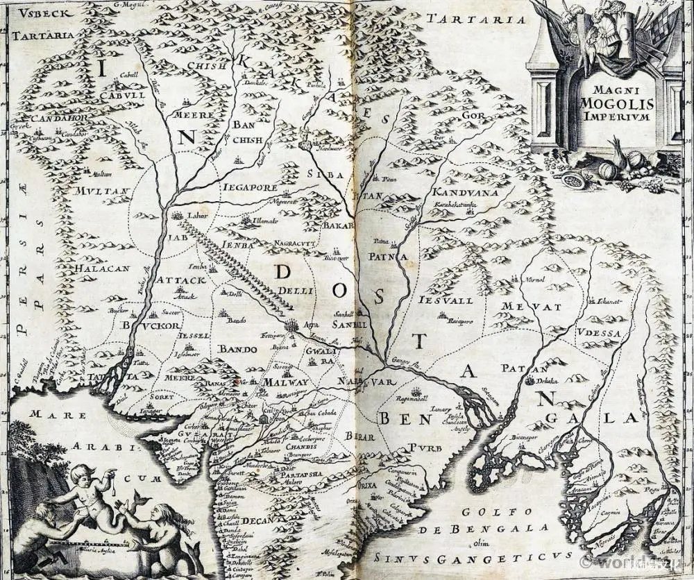 印度莫卧儿帝国-服装和时尚史