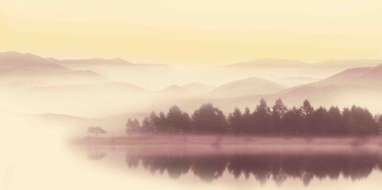 中国神话世界水墨画