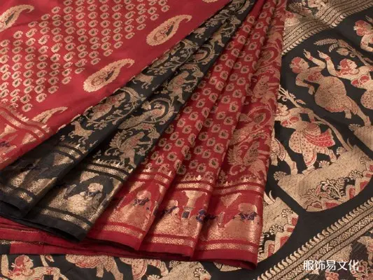 印度著名的丝绸纱丽