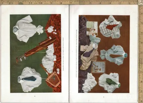 1915年男装衬衫、领子和袖口书籍