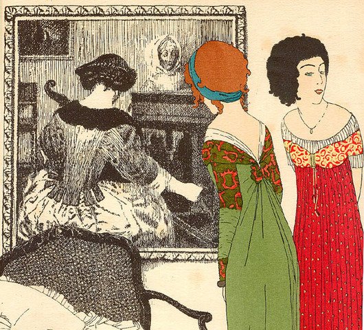 Paul Poiret 设计无紧身胸衣的连衣裙