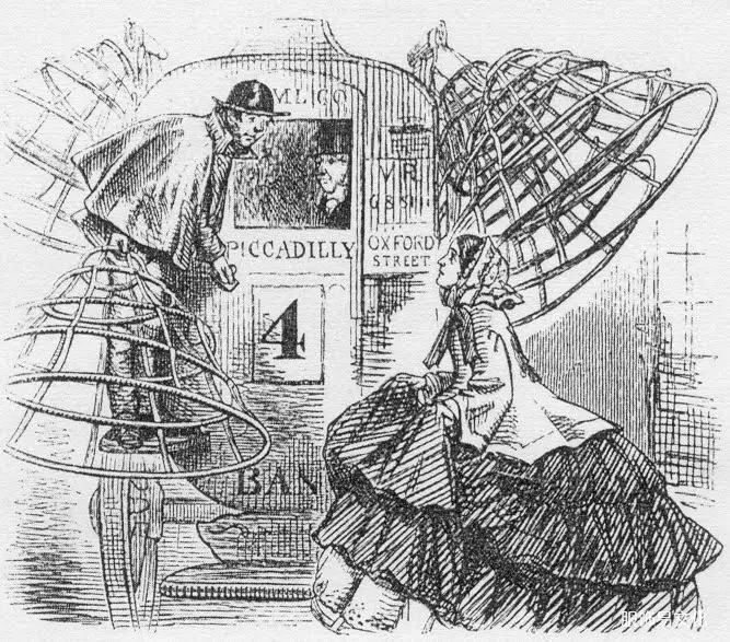 衬裙和裙撑：浪漫主义的基本轮廓和内衣