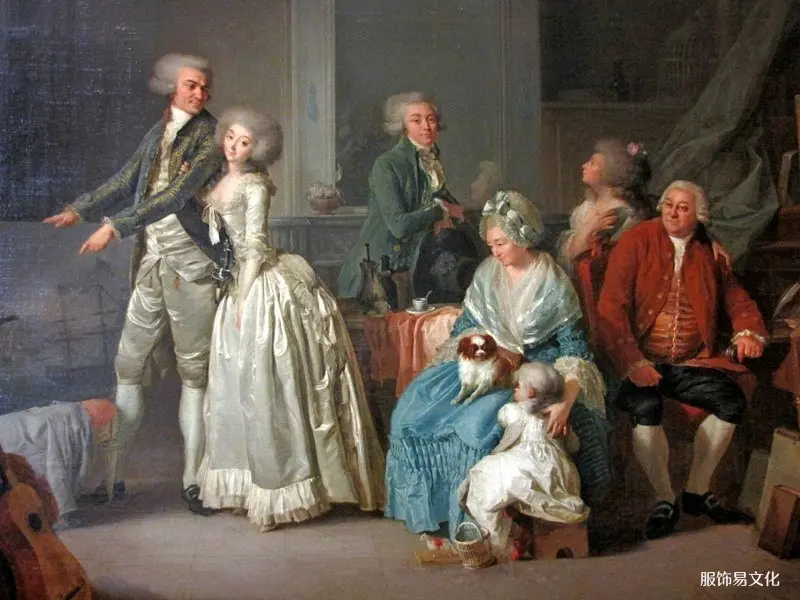 洛可可风格服装，1715-1785 