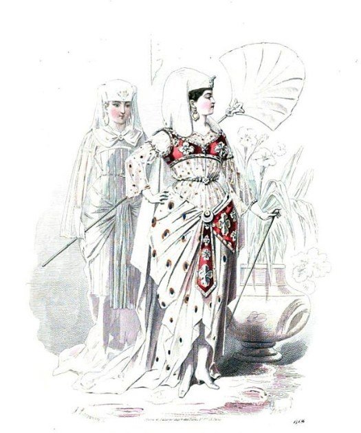 1870 年代的大杂烩：他和她的更衣室、沐浴、新娘嫁妆、维多利亚时代哀悼规则及许多时尚插图