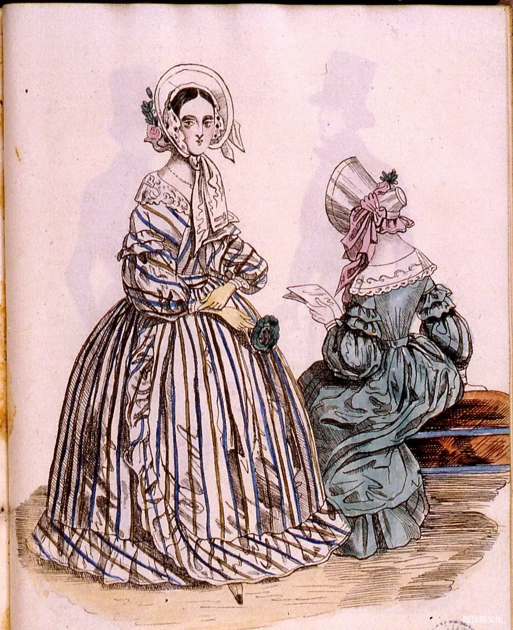 浪漫主义女装1836-1842：慵懒的六年