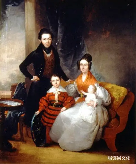 向浪漫主义服装的过渡（1820-1820）和第一种浪漫风格：球形服装（1828-1836）