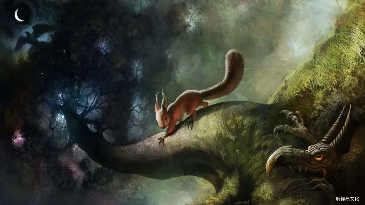 Ratatoskr-北欧神话-松鼠