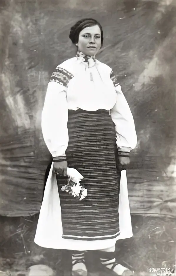 乌克兰外喀尔巴阡地区 Rakhiw 地区的 Hutsul 服装