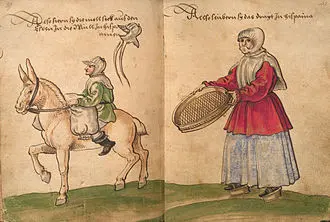 Trachtenbuch-克里斯托夫·韦迪茨 (Christoph Weiditz) 的服装书