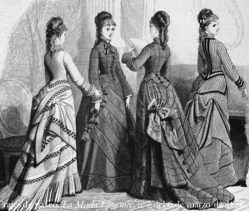 衬裙和裙撑：浪漫主义的基本轮廓和内衣