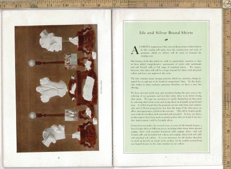 1915年男装衬衫、领子和袖口书籍