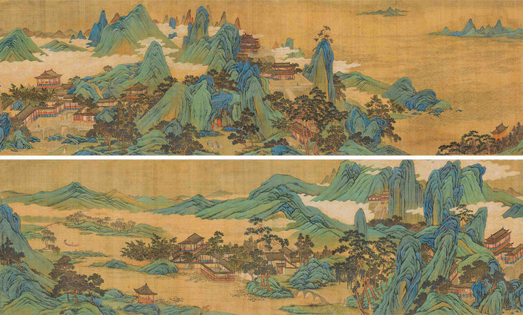 画家仇英画的蓬莱岛(约1497—1552)