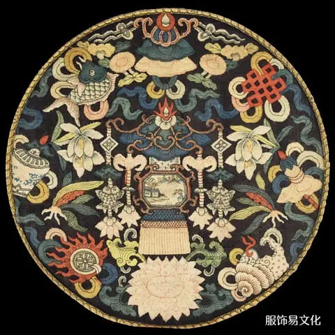 清代服饰袖口绣的历史 - 万绣