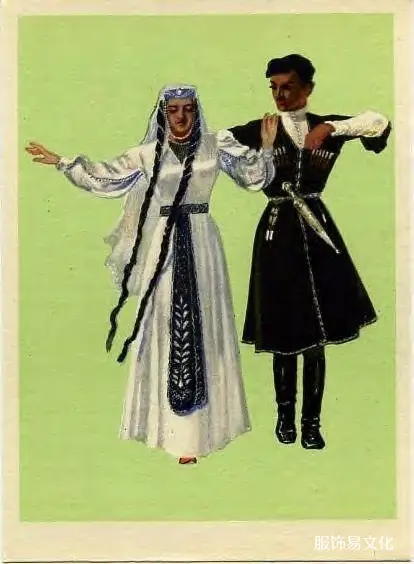 格鲁吉亚赫夫苏尔人的服装