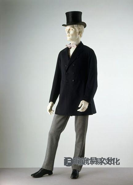 1870 1880 羊毛斜纹长裤来自维多利亚和阿尔伯特博物馆