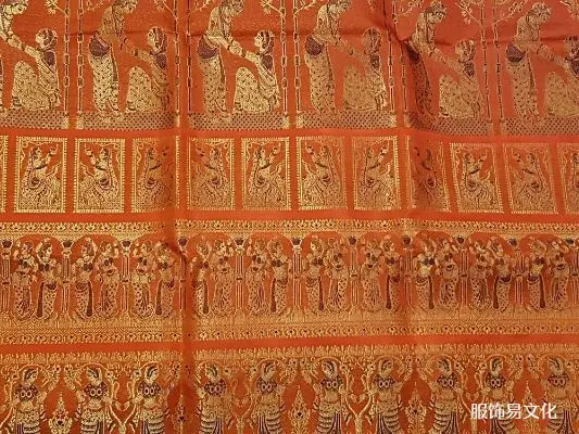 印度著名的丝绸纱丽