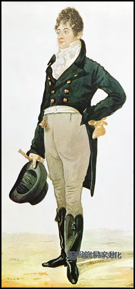 罗伯特·戴顿 (Robert Dighton) 创作的《博·布鲁梅尔》漫画 1805 年