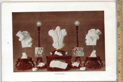 1915年男装衬衫、领子和袖口籍