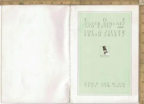 1915年男装衬衫、领子和袖口书籍
