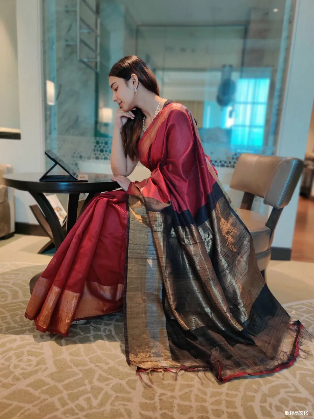 印度著名的丝绸纱丽