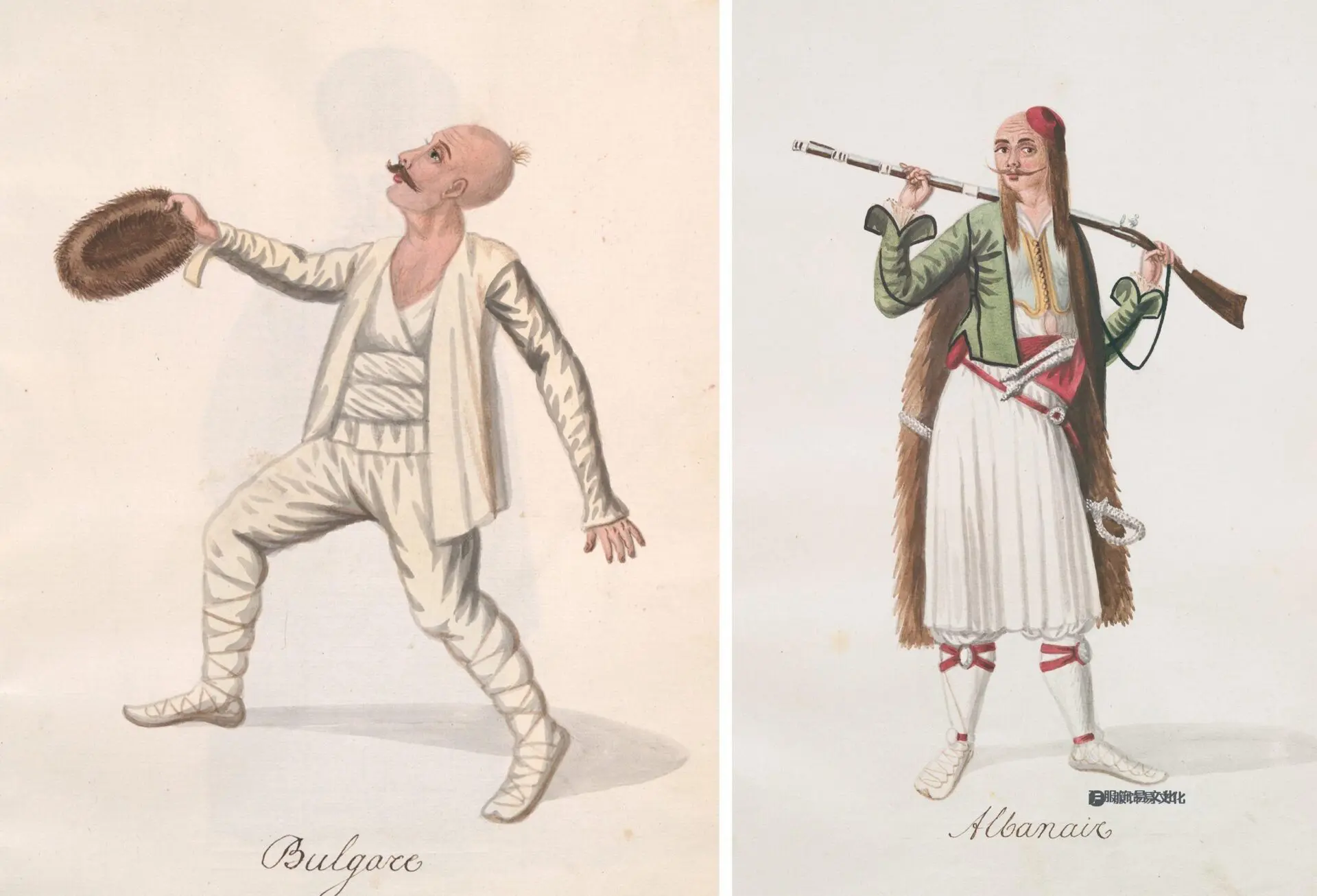 保加利亚骑兵和阿尔巴尼亚骑兵。