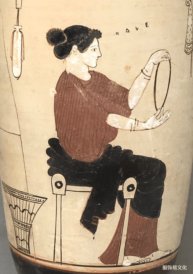 古希腊女性服装chiton、peplos 和 Himation