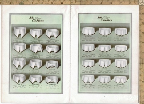 1915年男装衬衫、领子和袖口书籍
