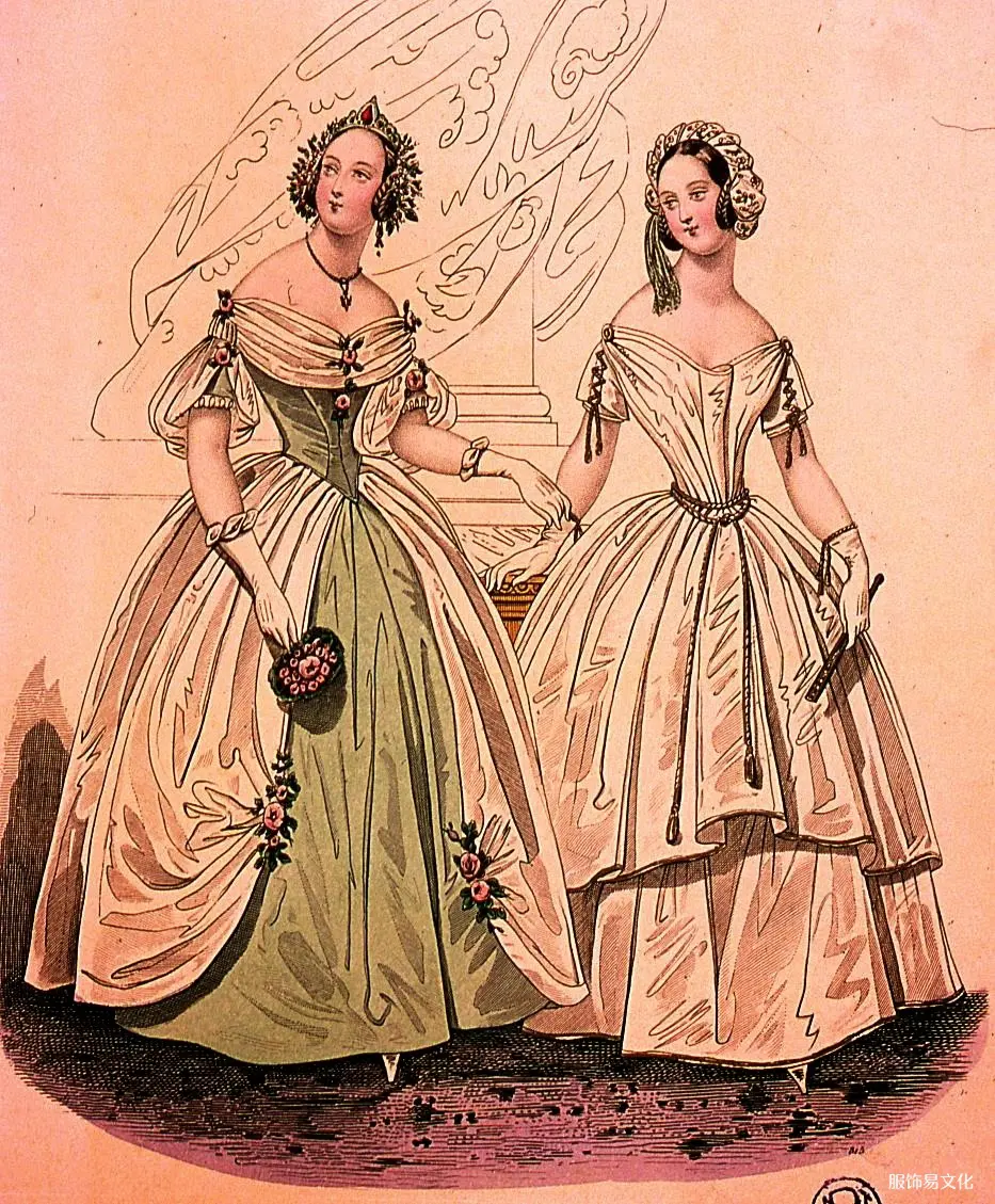 浪漫主义女装1836-1842：慵懒的六年