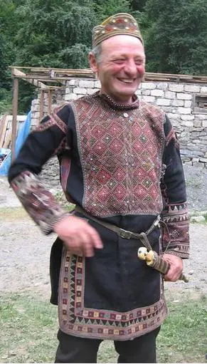 格鲁吉亚赫夫苏尔人的服装