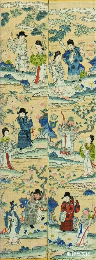 清代服饰袖口绣的历史 - 万绣