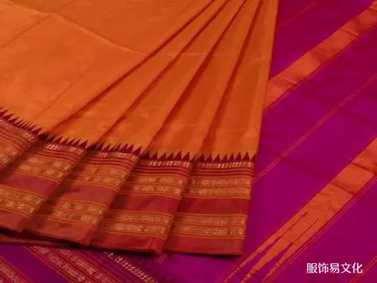 印度著名的丝绸纱丽