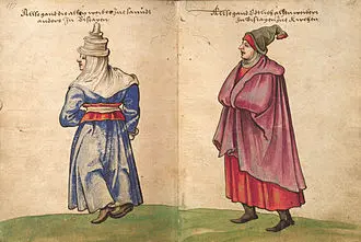 Trachtenbuch-克里斯托夫·迪茨 (Christoph Weiditz) 的服装书