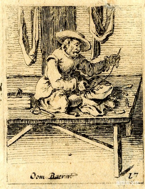 17 世纪法国的裁缝店、新缝纫工行会和皇宫画廊