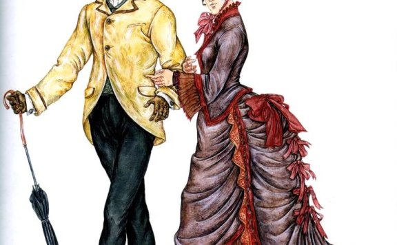 19 世纪下半叶的欧洲时尚(第二洛可可式)