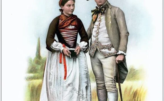 瑞士17世纪-19世纪传统服饰