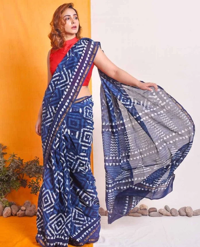 印度著名的丝绸纱丽