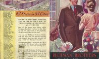 1930 年代，RICHMAN BROS. 男装秋冬款式小册子
