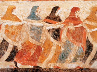 地中海的服装：克托米锡尼文化、伊特鲁里亚文化和伊比利亚文化