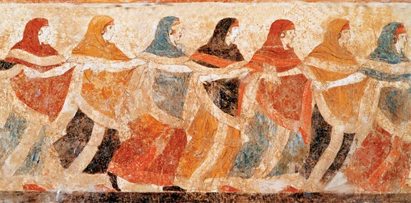 地中海的服装:克托米锡尼文化、伊特鲁里亚文化和伊比利亚文化